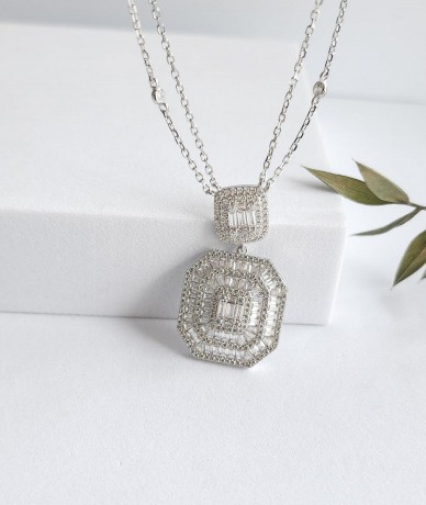 Italian Baguette Necklace